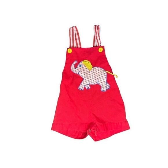 ToddlerTime 24 Months Vintage Elephant Circus Romper - Picture 1 of 5